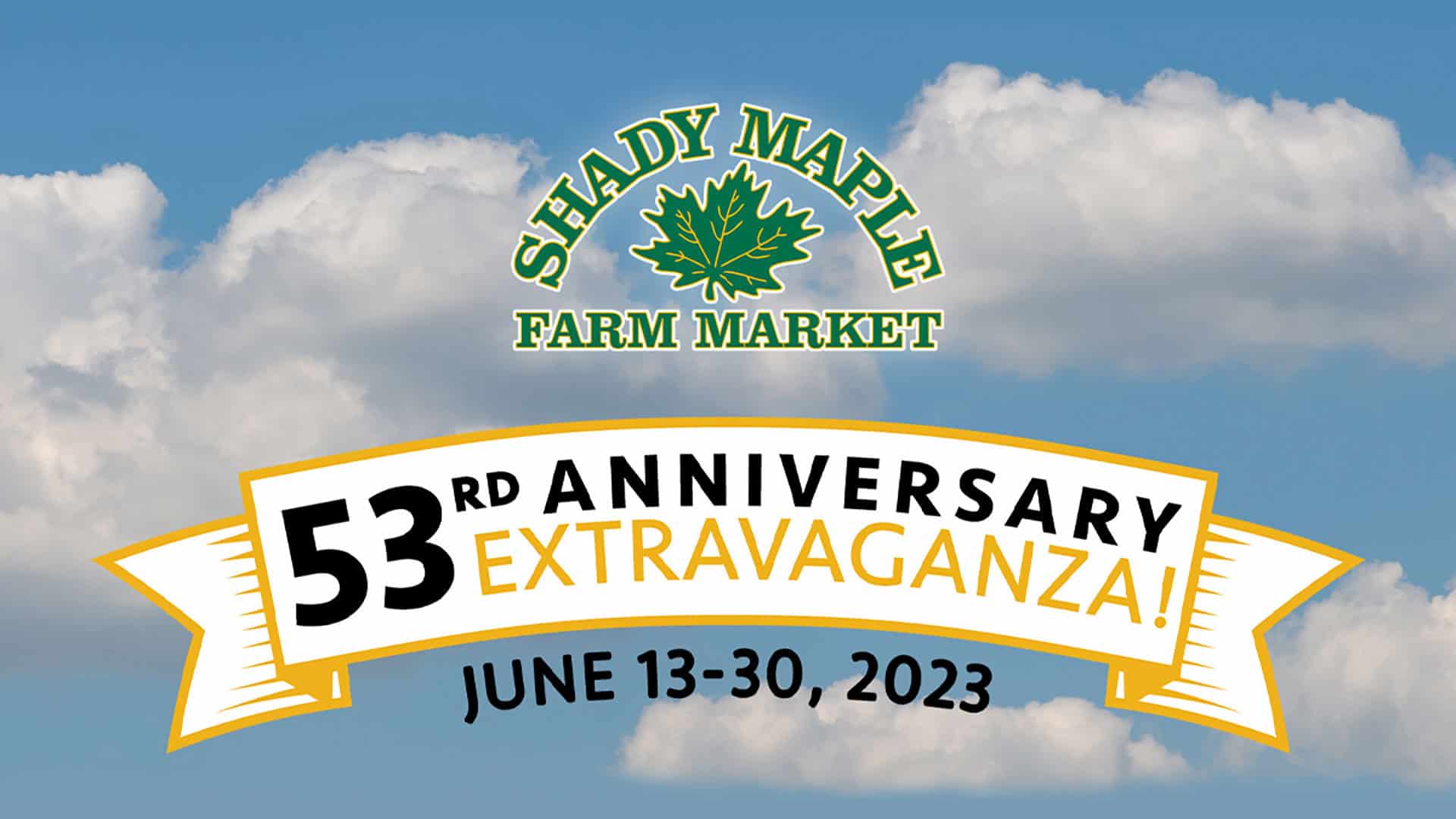 53rd Anniversary Truckload Meat Sale Flyer with dates