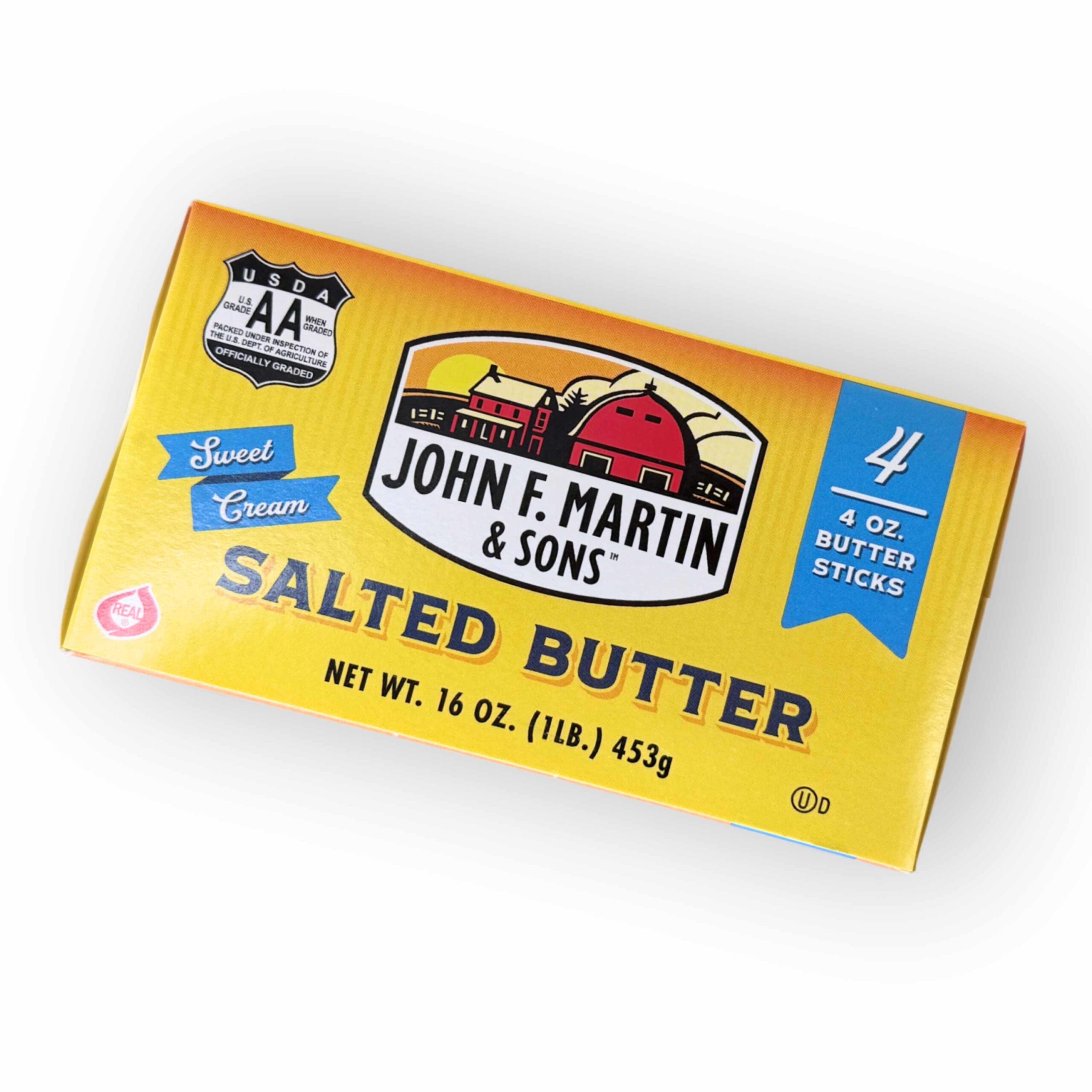 Shady Maple logo showing the words "shady maple" in all capital letters, red with gold trim, over a red maple leaf with gold veining.