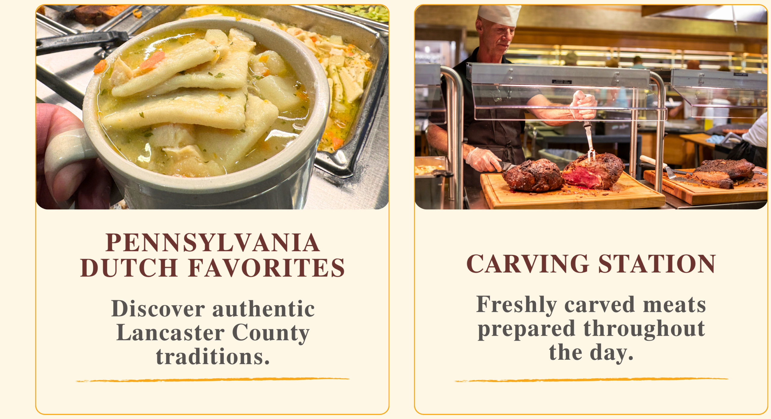 PA Dutch Favorites & Carving Station