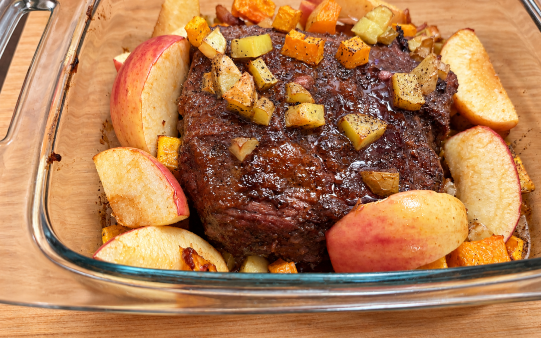 Easy Apple Harvest Bottom Round Roast